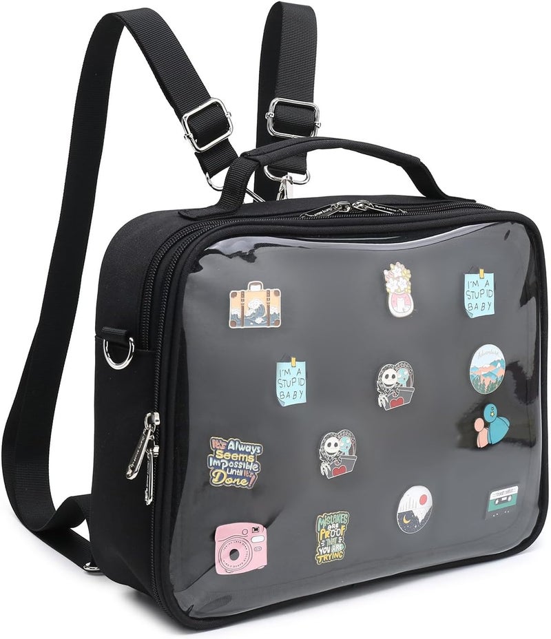 CHERRY SAUCE Dopamine Color Ita Bag Backpack Satchel Oxford Crossbody Messenger Shoulder Bag - Image 1